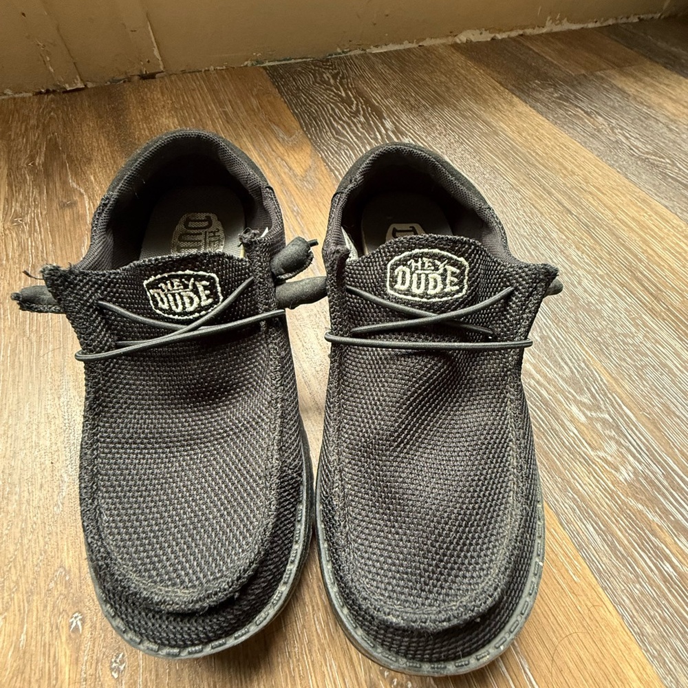 Hey Dude Men's Black Slip-On Loafers